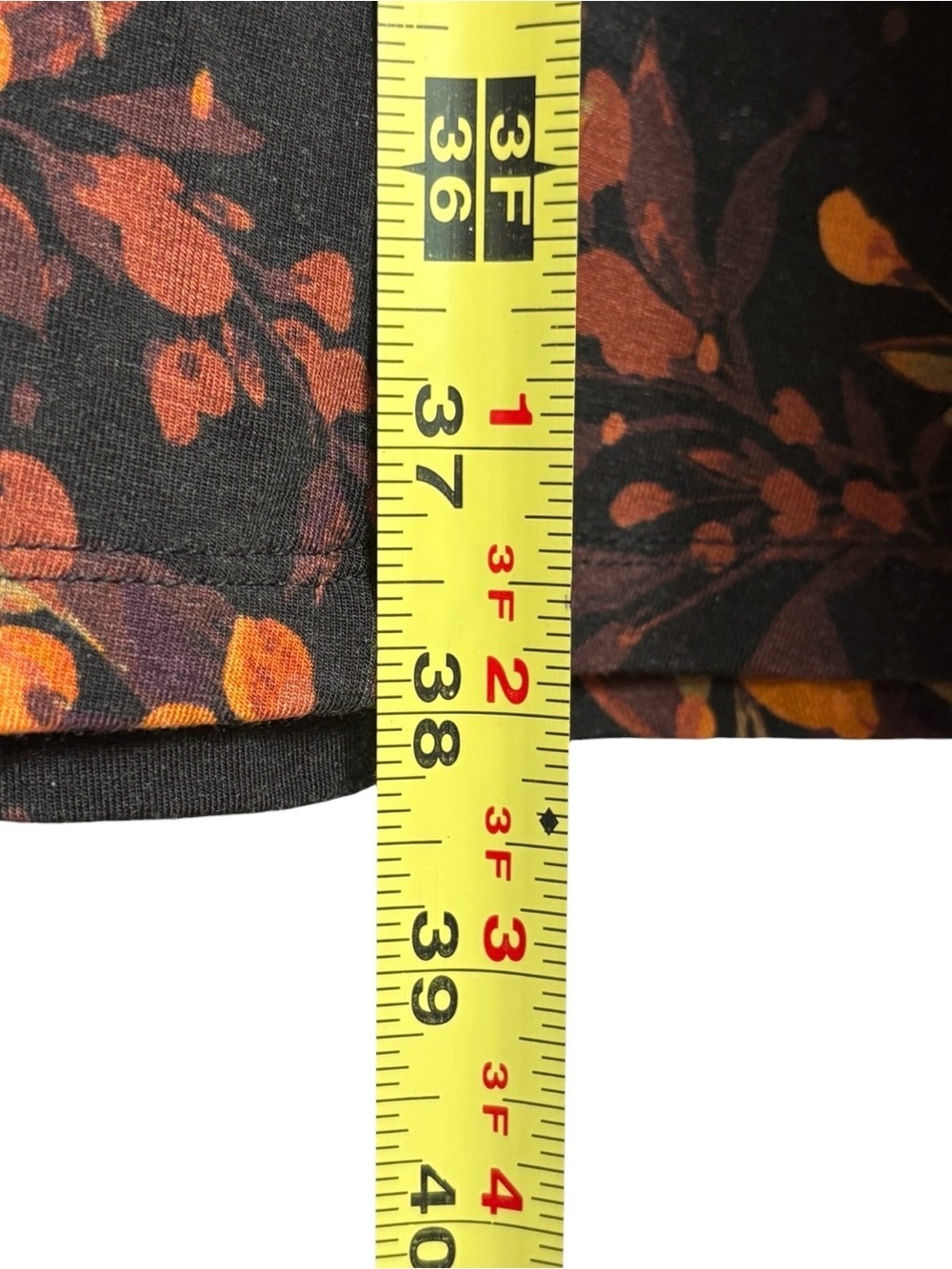 Garnet Hill Seamed Knit Trapeze Dress M Floral Knee Length Tencel Swing - Picture 6 of 9